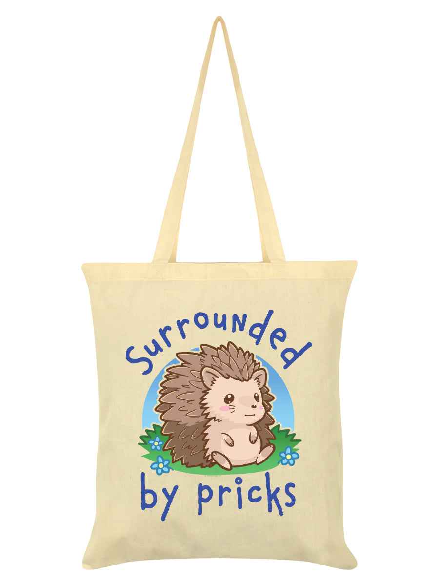 Surrounded By Pricks Cream Tote Bag