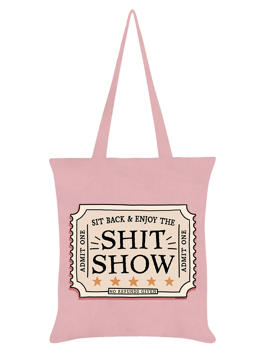 Enjoy The Shit Show Pale Pink Tote Bag