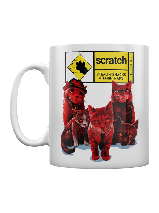 Horror Cats Scratch Mug