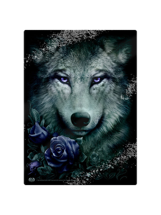 Spiral Wolf Roses Rectangular Chopping Board