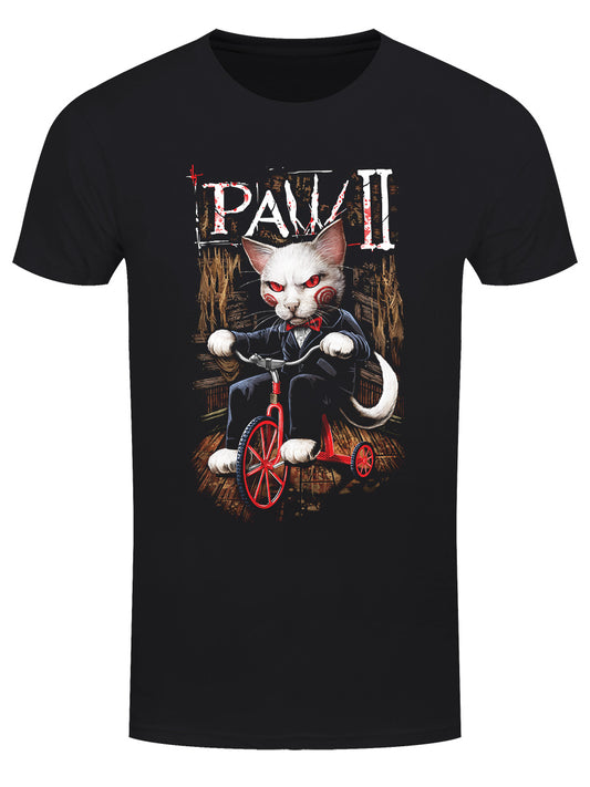 Horror Cats Paw 2 Men's Black T-Shirt