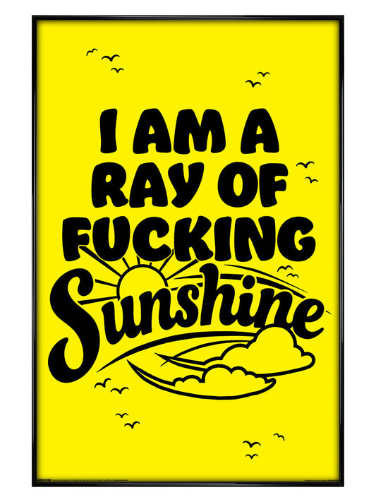 I Am A Ray Of Fucking Sunshine Maxi Poster