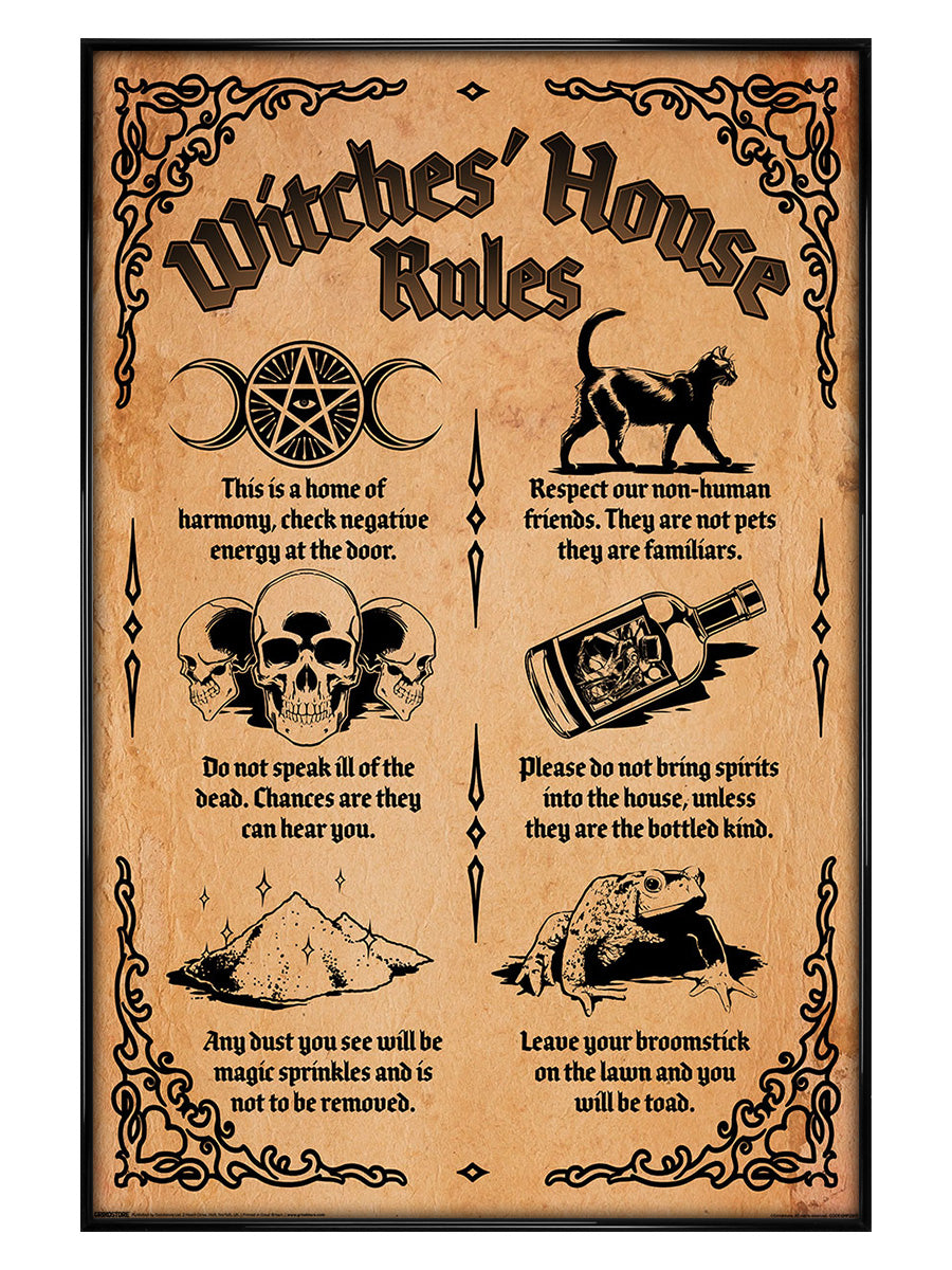 Witches' House Rules Maxi Poster