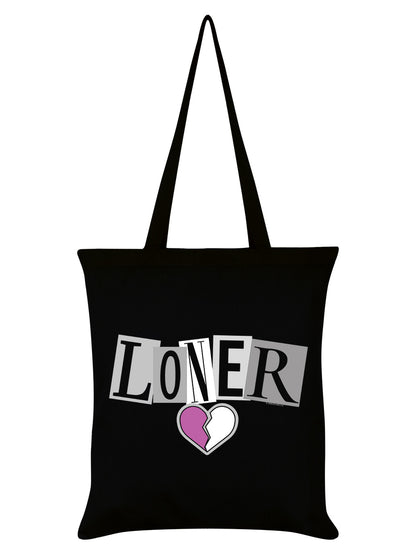 Loner Black Tote Bag