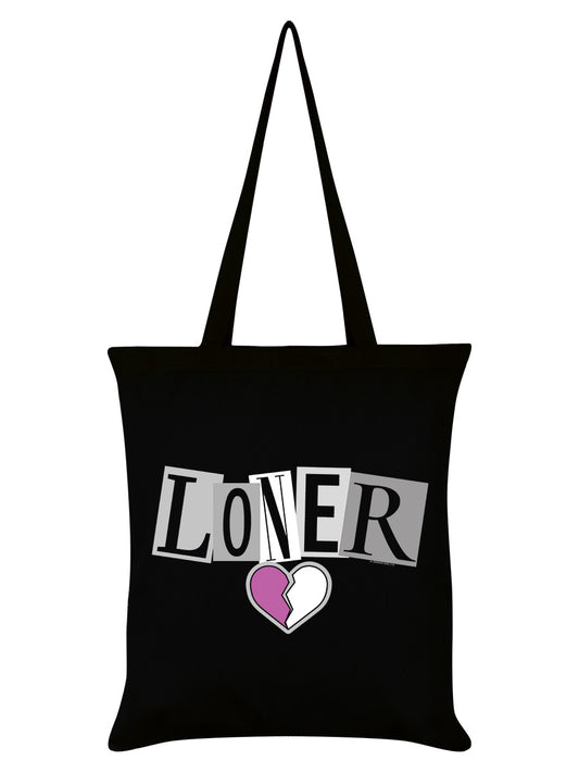 Loner Black Tote Bag