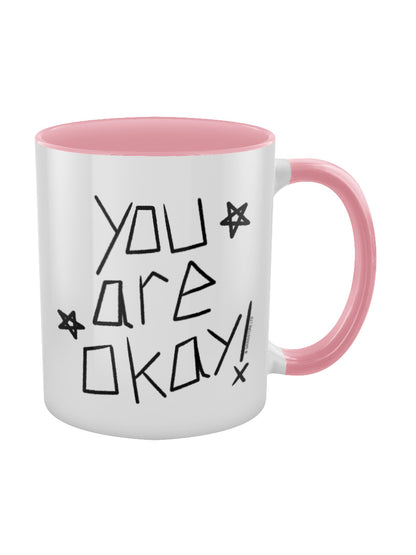 You Are Okay Pink Inner 2-Tone Mug