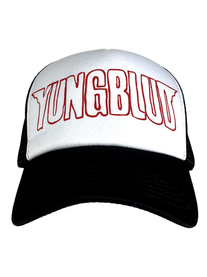 Yungblud Logo Outline Black Trucker Cap
