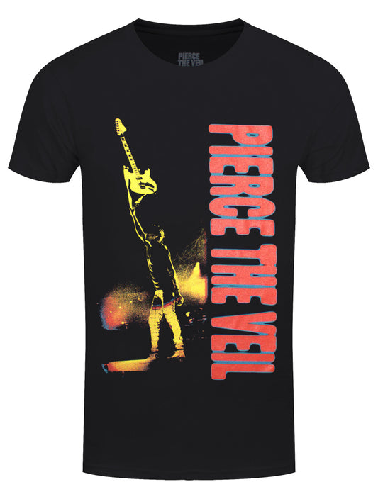 Pierce The Veil Guitar Swing Men's Black T-Shirt