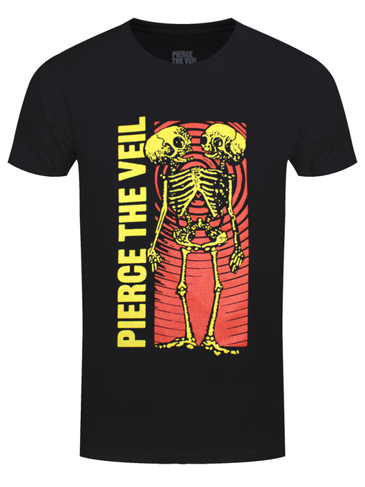 Pierce The Veil Wavy Skeleton Men's Black T-Shirt