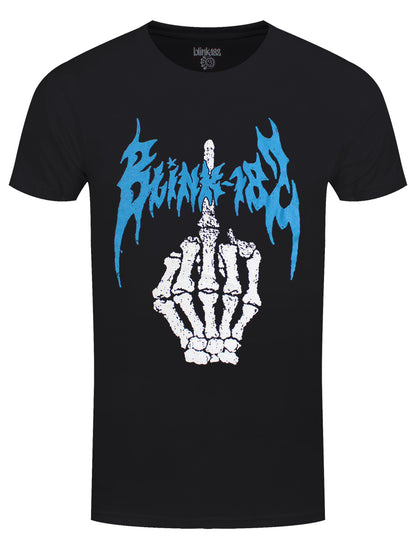 Blink-182 Middle Finger Men's Black T-Shirt