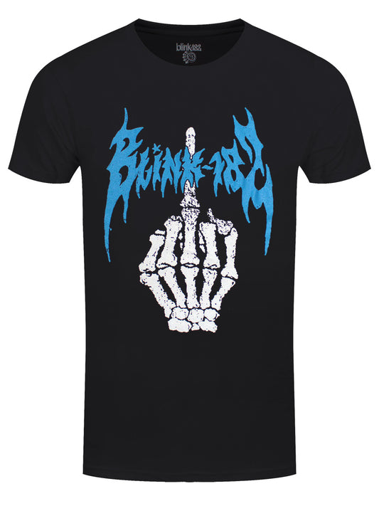 Blink-182 Middle Finger Men's Black T-Shirt