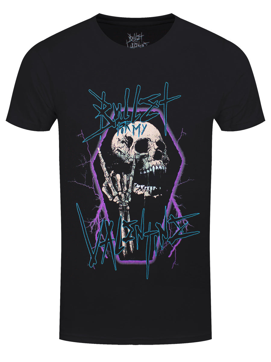 Bullet For My Valentine Thrash Skull Men's Black T-Shirt
