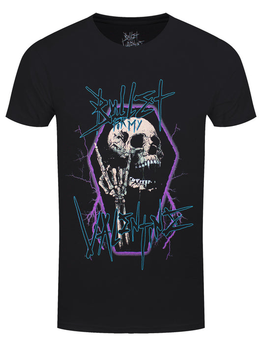Bullet For My Valentine Thrash Skull Men's Black T-Shirt