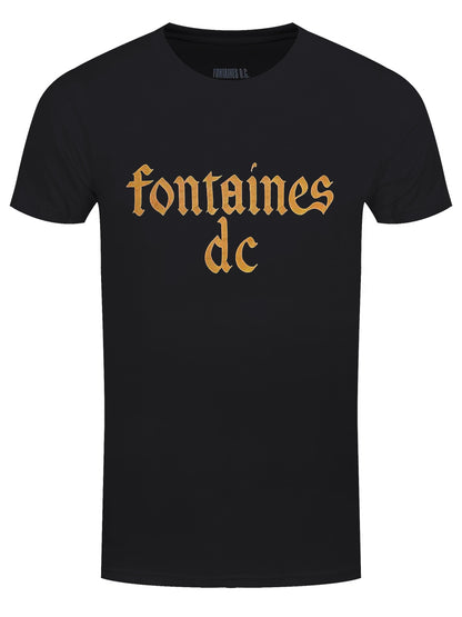 Fontaines D.C. Gothic Logo Men's Black T-Shirt