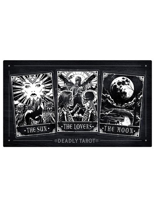 Deadly Tarot The Sun, The Moon & The Lovers XL Mouse/Desk Mat