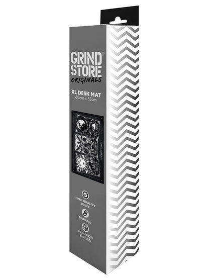 Deadly Tarot The Sun, The Moon & The Lovers XL Mouse/Desk Mat