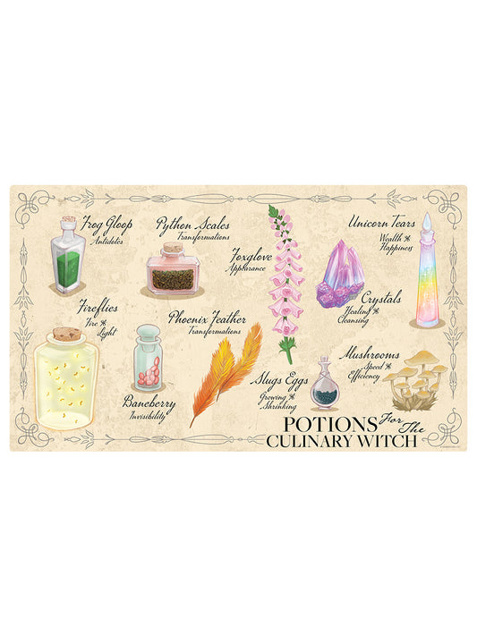 Potions For The Culinary Witch XL Mouse/Desk Mat