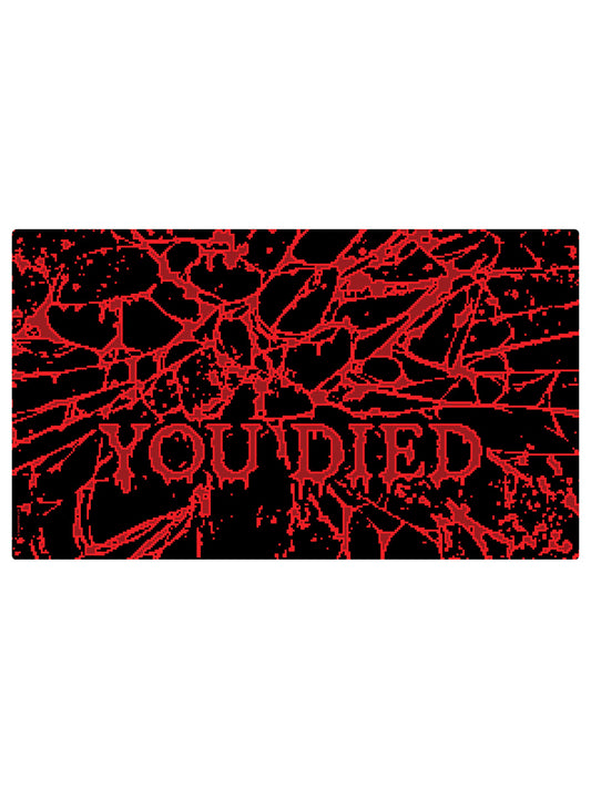 You Died Gaming XL Mouse/Desk Mat