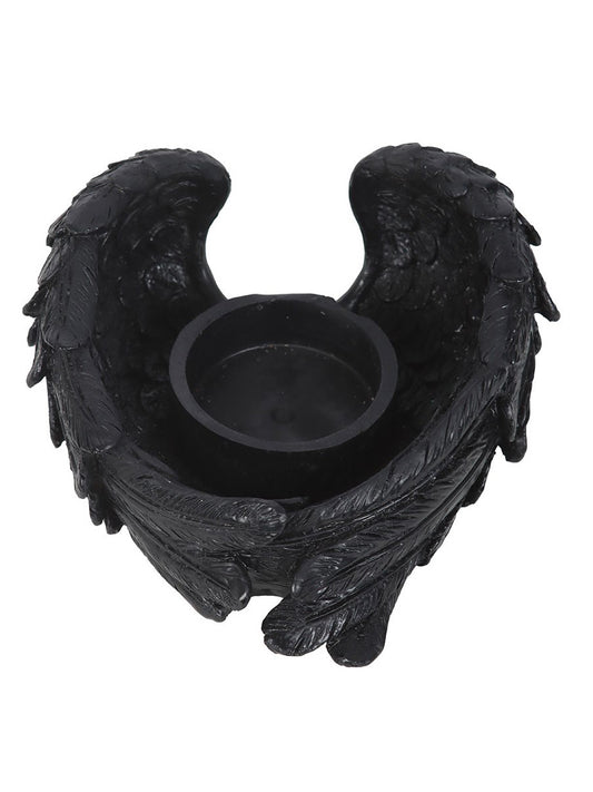 Raven Wings Tealight Candle Holder