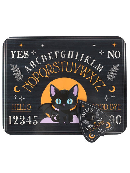 Cute and Creepy Bat Cat Talking Board with Planchette
