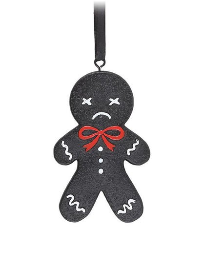 Spooky Gingerbread Man Hanging Ornament