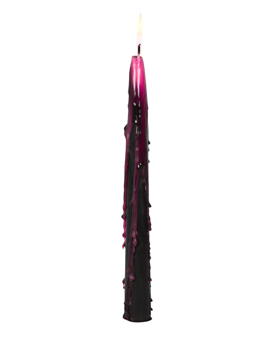 Set of 4 Pink Vampire Tears Taper Candles