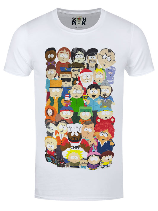 South Park Town Group Men's White T-Shirt