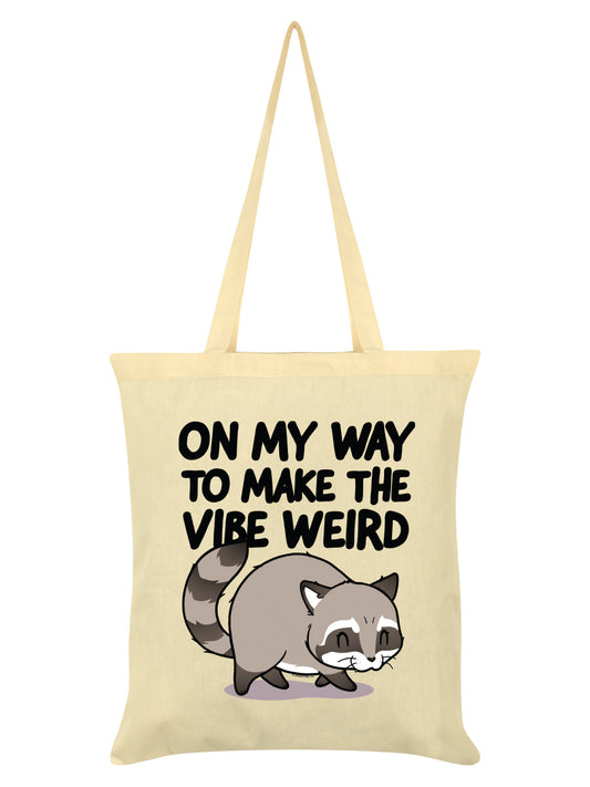 On My Way To Make The Vibe Weird Cream Tote Bag