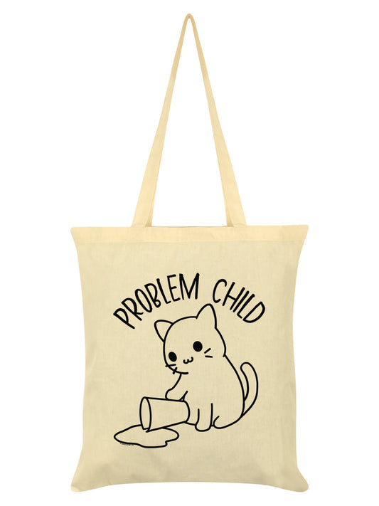 Problem Child Cream Tote Bag