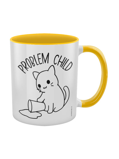 Problem Child Yellow Inner 2-Tone Mug