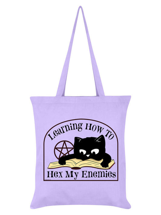 Learning How To Hex My Enemies Lilac Tote Bag