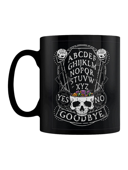 Pumpkin Ouija Black Mug