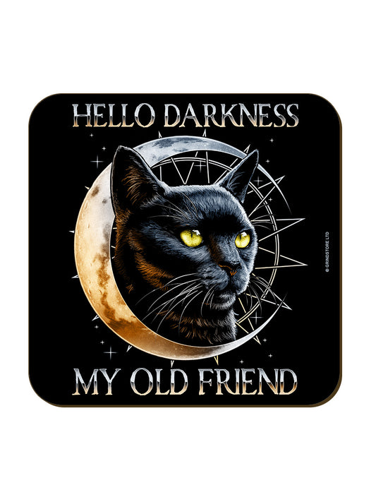 Hello Darkness My Old Friend Coaster