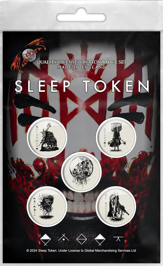Sleep Token Vessel Mask Badge Pack