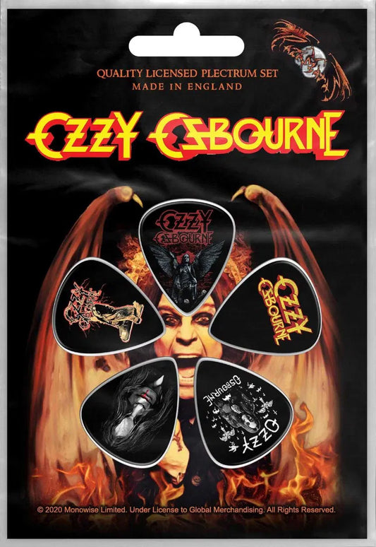 Ozzy Osbourne Classic Logo Plectrums 5-Pack