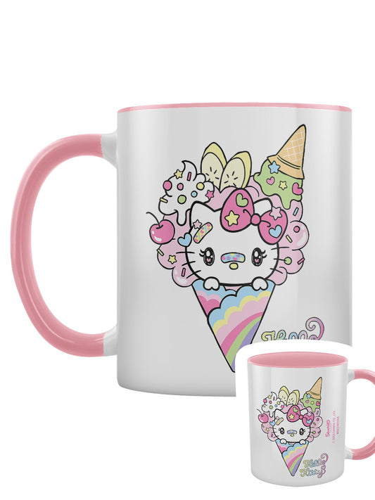 Hello Kitty (Ice Cream) Pink Inner 2-Tone Mug
