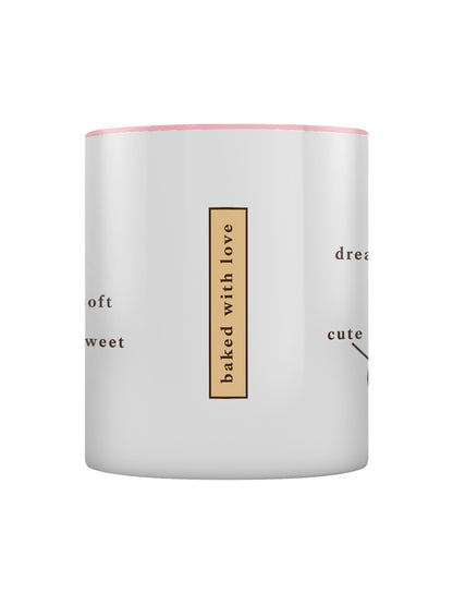 Pusheen (Baked With Love) Pink Inner 2-Tone Mug