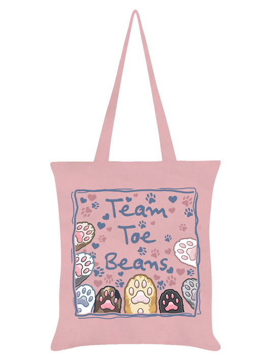 Team Toe Beans Pale Pink Tote Bag