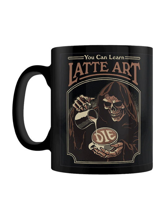 Steven Rhodes (Latte Art) Black Mug