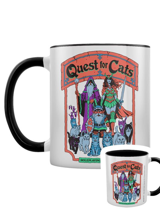 Steven Rhodes (Quest For Cats) Black Inner 2-Tone Mug