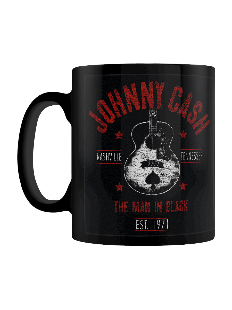Johnny Cash (The Man In Black) Black Mug