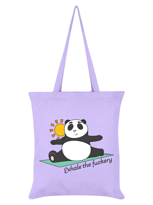 Yoga Panda Exhale The Fuckery Liac Tote Bag