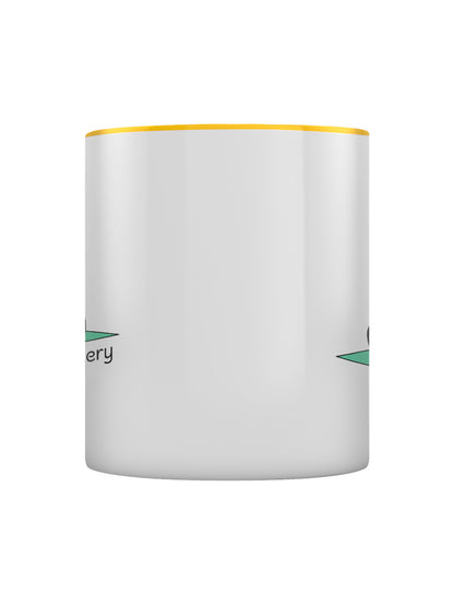 Yoga Panda Exhale The Fuckery Yellow Inner 2-Tone Mug