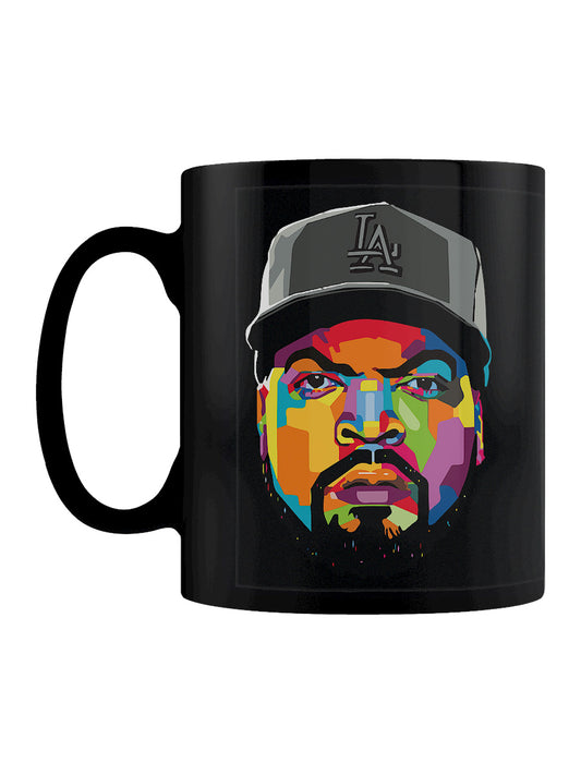 Ice Cube (Colour Block) Black Mug