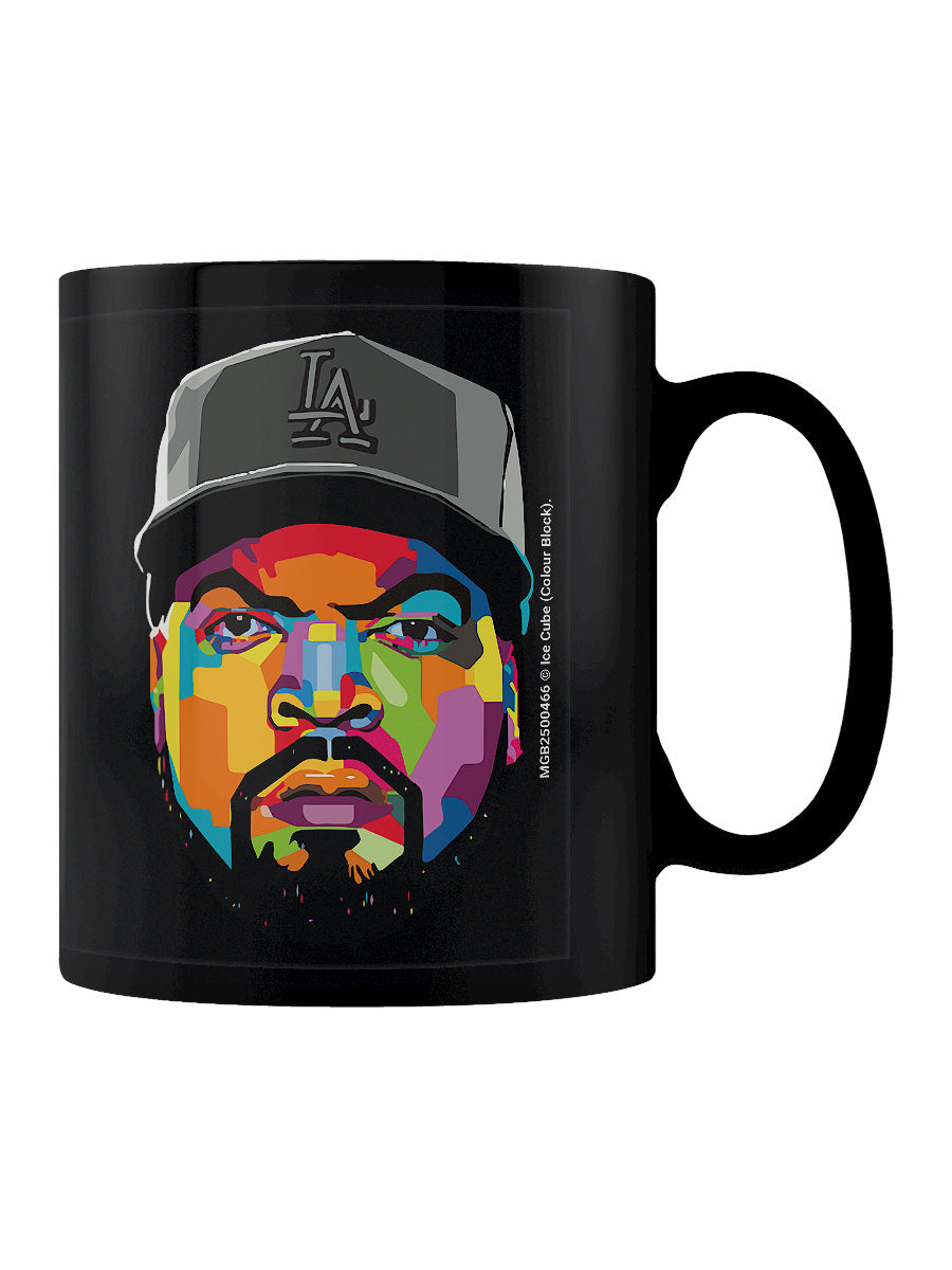 Ice Cube (Colour Block) Black Mug