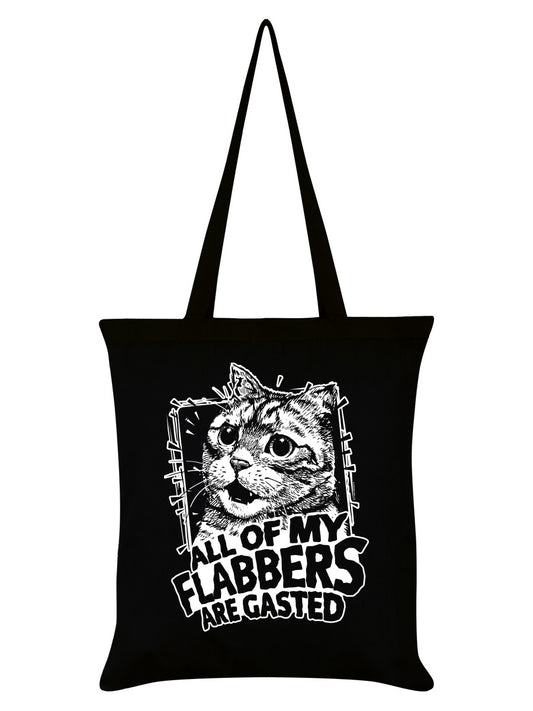 All Of My Flabbers Are Gasted Black Tote Bag