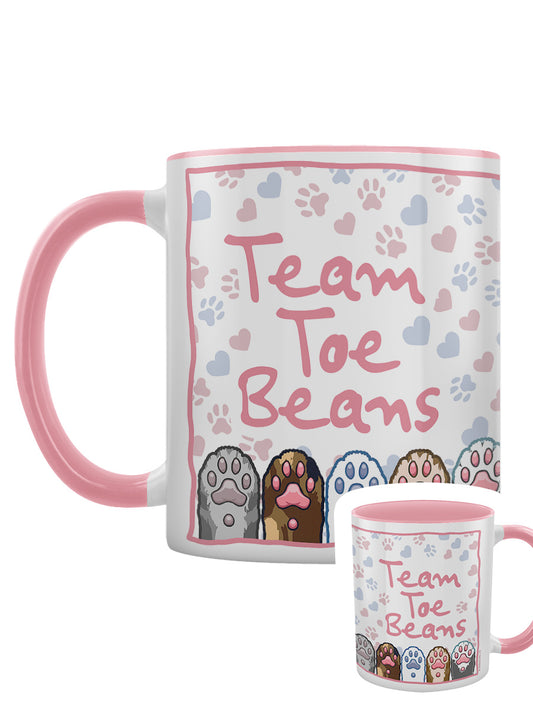 Team Toe Beans Pink Inner 2-Tone Mug