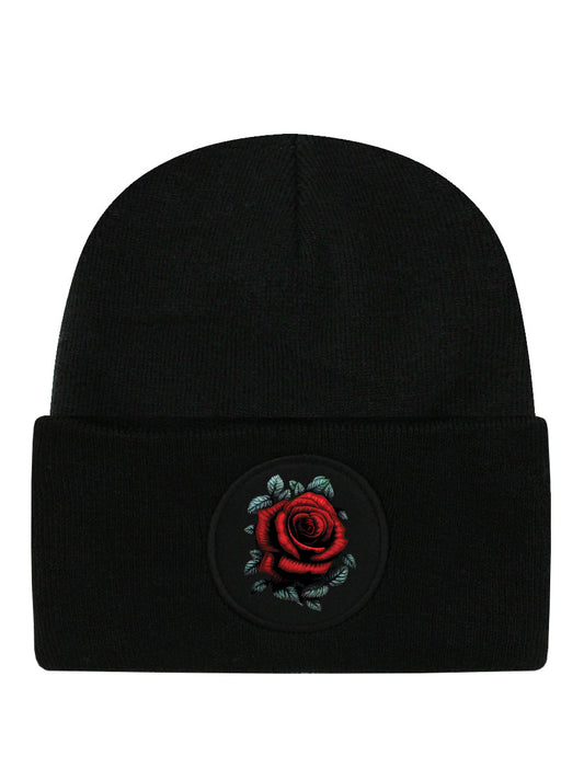 Requiem Collective Cardinal Rose Black Beanie