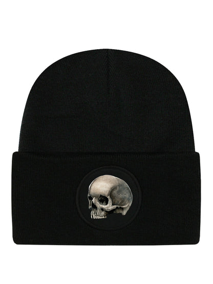 Requiem Collective Cranial Skull Black Beanie