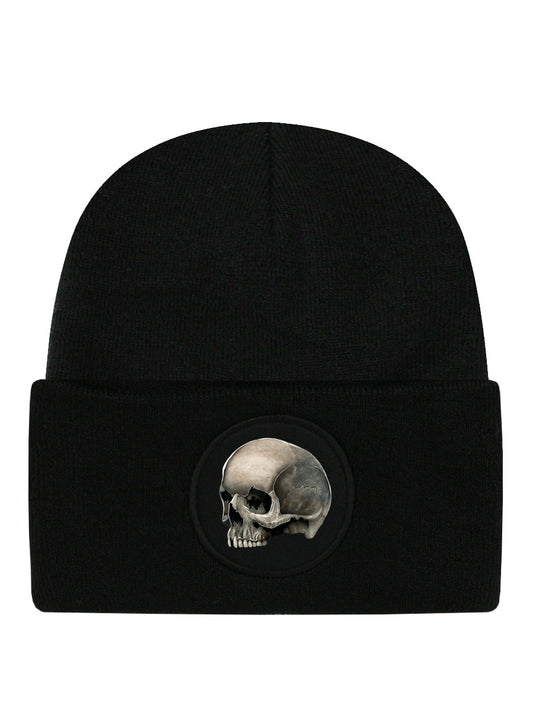 Requiem Collective Cranial Skull Black Beanie